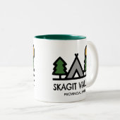 Tasse 2 Couleurs Parc provincial de Skagit Valley (Devant droit)