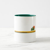 Tasse 2 Couleurs Parc provincial Garibaldi Pine Trees Soleil (Centre)