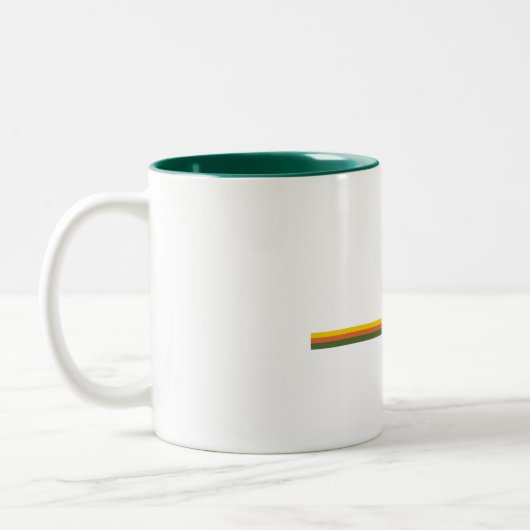 Tasse 2 Couleurs Parc provincial Garibaldi Pine Trees Soleil (Gauche)