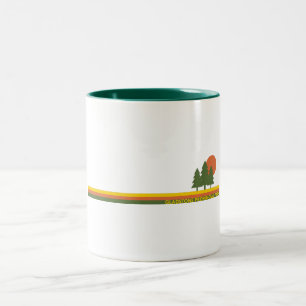 Tasse 2 Couleurs Parc provincial Gladstone Pine Trees Soleil
