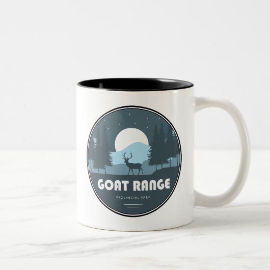 Tasse 2 Couleurs Parc provincial Goat Range Cerfs (Droit)