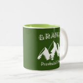 Tasse 2 Couleurs Parc provincial Granby (Devant droit)