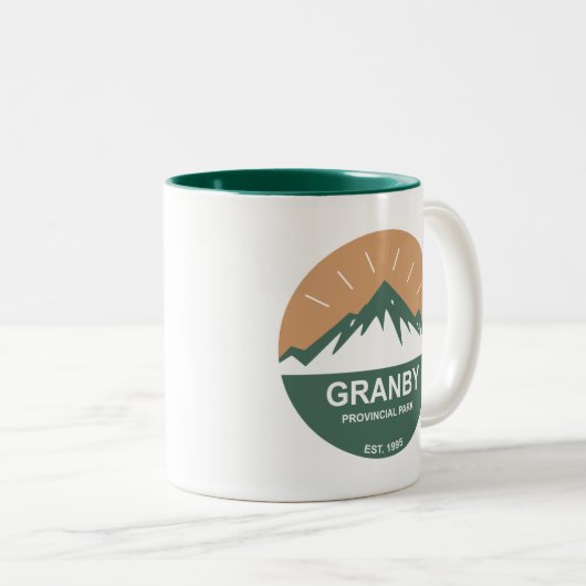 Tasse 2 Couleurs Parc provincial Granby (Devant droit)