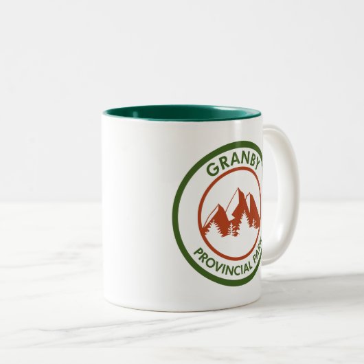 Tasse 2 Couleurs Parc provincial Granby (Devant droit)