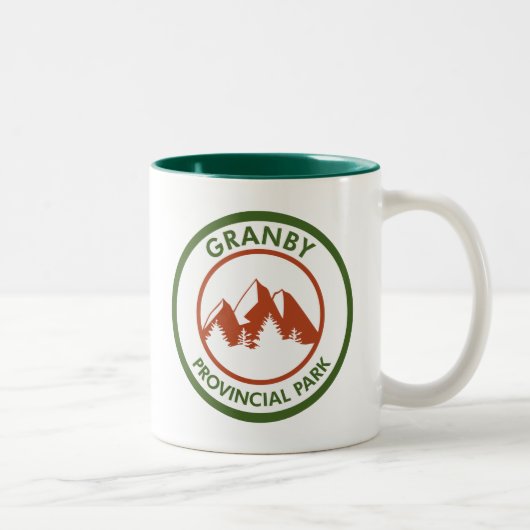 Tasse 2 Couleurs Parc provincial Granby (Droit)
