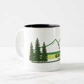 Tasse 2 Couleurs Parc provincial Granby Grandes vertes (Devant gauche)