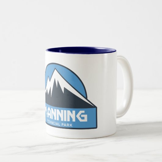 Tasse 2 Couleurs Parc provincial Manning (Devant droit)