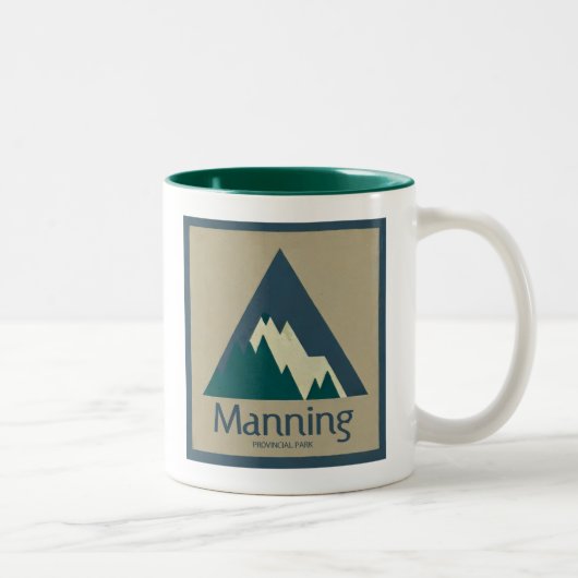 Tasse 2 Couleurs Parc provincial Manning Rustique (Droit)