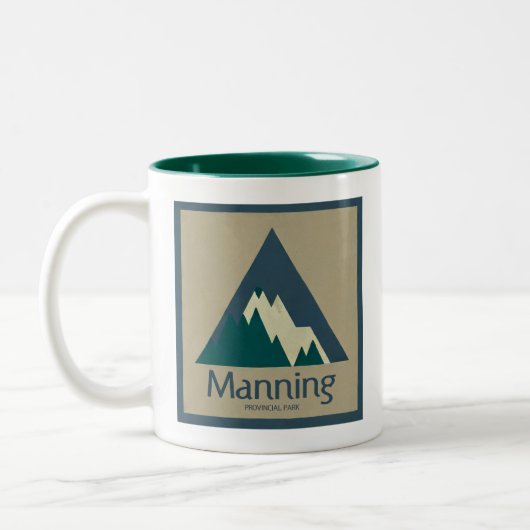 Tasse 2 Couleurs Parc provincial Manning Rustique (Gauche)