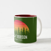 Tasse 2 Couleurs Parc provincial Mount Robson (Devant droit)