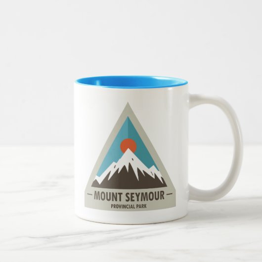 Tasse 2 Couleurs Parc provincial Mount Seymour (Droit)