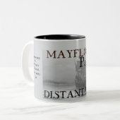 Tasse 2 Couleurs Parent éloigné de passager de fleur printanière (Devant gauche)