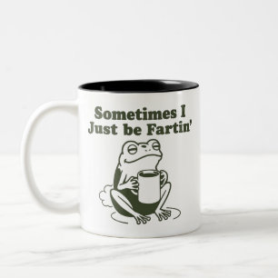 Tasse 2 Couleurs Parfois, je suis juste une grenouille drôle de pet