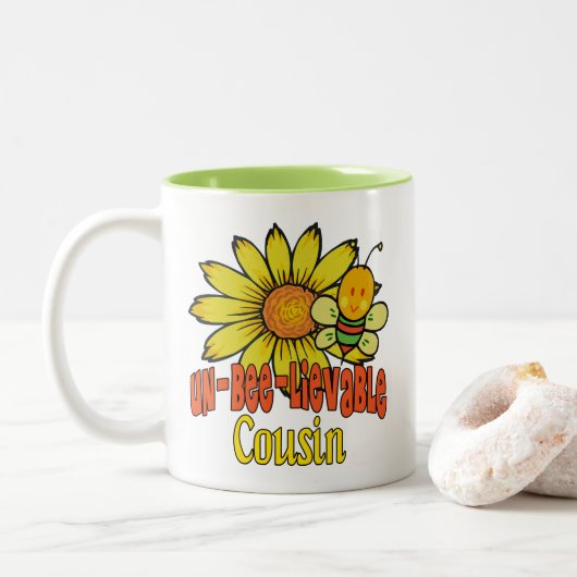Tasse 2 Couleurs Parfums et abeilles de Cousin (Avec donut)