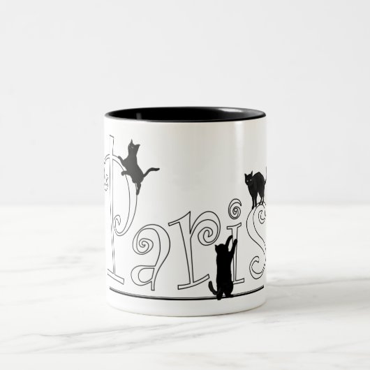 Tasse 2 Couleurs Paris Cats (Centre)