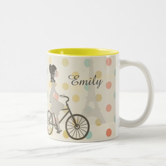 Tasse 2 Couleurs Paris chic (Droit)