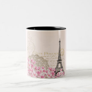 Tasse 2 Couleurs Paris Eiffelturm France, éphémère vintage fran