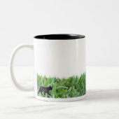 Tasse 2 Couleurs Paris et le Monaco dans l'herbe (Gauche)