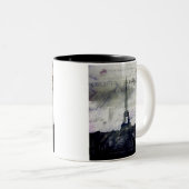 Tasse 2 Couleurs Paris texturisé en lavande (Devant droit)