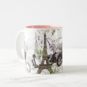 Tasse 2 Couleurs Paris vintage (Devant gauche)