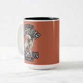 Tasse 2 Couleurs Parkour Squirrel - drôle freerunning (Devant gauche)