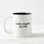 Tasse 2 Couleurs Parlez de cryptographie (Gauche)