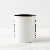 Tasse 2 Couleurs Parlez moins Faites plus (Centre)