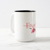 Tasse 2 Couleurs Parmi favorisé (Devant gauche)