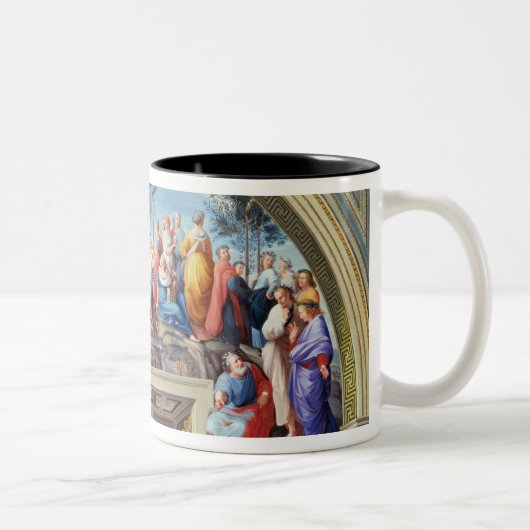 Tasse 2 Couleurs Parnassus et le Disputa, du della S de strophe (Droit)