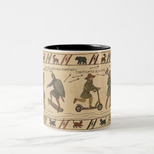 Tasse 2 Couleurs Parodie de la Tapisserie de Bayeux