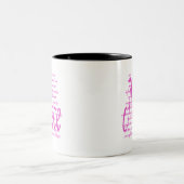 Tasse 2 Couleurs Paroles d'amour pour la nièce (Centre)