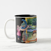 Tasse 2 Couleurs Paroles de Looking Glass TweetleDee (Gauche)