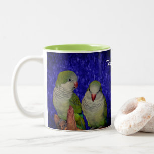 Tasse 2 Couleurs Parrots Quaker Baby Personnalisés