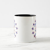 Tasse 2 Couleurs Parti comme son aigle américain de 1776 et drapeau (Centre)