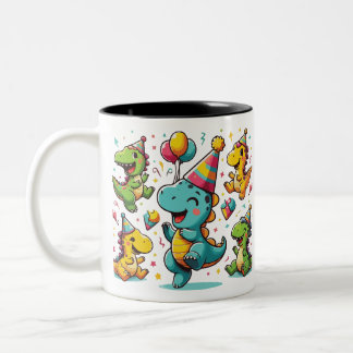 Tasse 2 Couleurs Parti Dinosaur