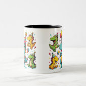 Tasse 2 Couleurs Parti Dinosaur (Centre)