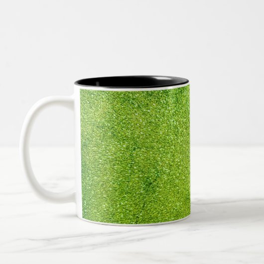 Tasse 2 Couleurs Parties scintillant verte (Gauche)
