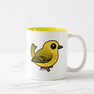Tasse 2 Couleurs Paruline jaune