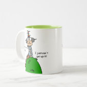 Tasse 2 Couleurs Pas au-dessus de l'humour de colline (Devant gauche)