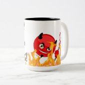 Tasse 2 Couleurs Pas aujourd'hui Chamuko Satan (Devant droit)