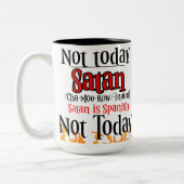 Tasse 2 Couleurs Pas aujourd'hui Chamuko Satan (Gauche)