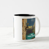 Tasse 2 Couleurs Pas aujourd'hui Gravité Escalade (Devant droit)