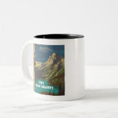 Tasse 2 Couleurs Pas aujourd'hui Gravité Escalade (Devant gauche)