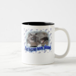 Tasse 2 Couleurs Pas avant midi !