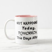 Tasse 2 Couleurs Pas d'arriver Probabilité Math Procrastination (Gauche)