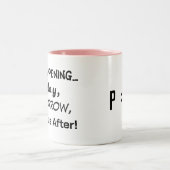Tasse 2 Couleurs Pas d'arriver Probabilité Math Procrastination (Centre)