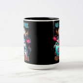 Tasse 2 Couleurs Pas de café, pas de travail  (Centre)