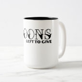 Tasse 2 Couleurs Pas De Cuillères À Donner (Devant droit)