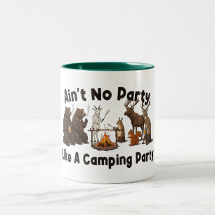 Tasse 2 Couleurs Pas de fête comme une fête de camping