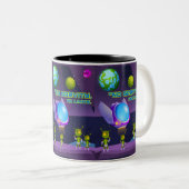 Tasse 2 Couleurs Pas de gravité pas de limites (Devant droit)